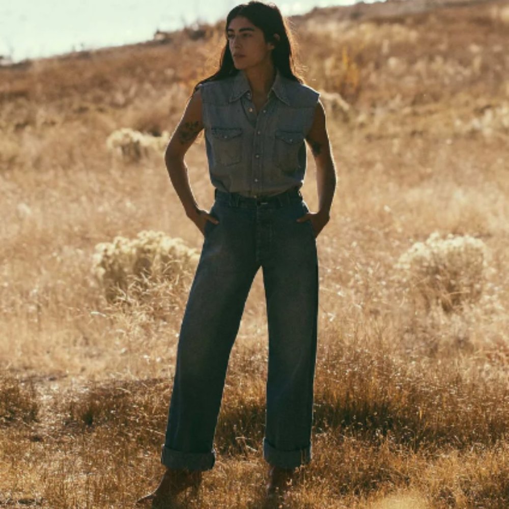 Immogen and Willie Kate Eames jeans